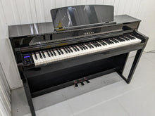 Load image into Gallery viewer, Yamaha Clavinova CLP-545PE in Polished Ebony glossy black + stool stock nr 23502