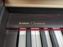 Load image into Gallery viewer, Yamaha Clavinova CLP-130 Digital Piano and stool in dark rosewood stock #23505