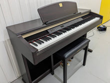 Load image into Gallery viewer, Yamaha Clavinova CLP-130 Digital Piano and stool in dark rosewood stock #23505