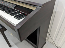 Load image into Gallery viewer, Yamaha Clavinova CLP-130 Digital Piano and stool in dark rosewood stock #23505