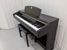 Load image into Gallery viewer, Yamaha Clavinova CLP-130 Digital Piano and stool in dark rosewood stock #23505
