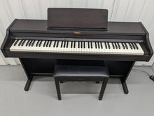 Load image into Gallery viewer, Roland RP301 digital piano + matching stool in dark rosewood stock number 24001