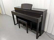 Load image into Gallery viewer, Yamaha Clavinova CLP-535 digital piano and stool in dark rosewood stock #24007