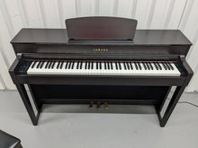 Load image into Gallery viewer, Yamaha Clavinova CLP-535 digital piano and stool in dark rosewood stock #24007