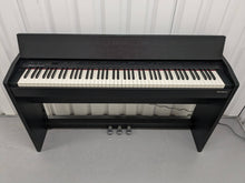 Load image into Gallery viewer, Roland F140R digital piano and stool in satin black finish stock number 24009