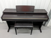 Load image into Gallery viewer, Yamaha Arius YDP-162 Digital Piano dark rosewood clavinova keyboard stock #24020