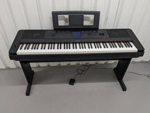 Load image into Gallery viewer, Yamaha DGX-660 black portable grand piano keyboard + stand + stool stock #24012