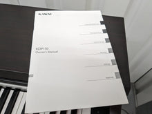 Load image into Gallery viewer, Kawai KDP110 digital piano and stool in dark rosewood finish stock number 24014