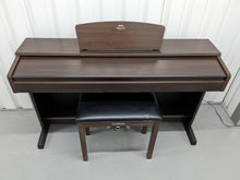Load image into Gallery viewer, Yamaha Arius YDP-140 digital piano and stool in rosewood finish stock # 24038