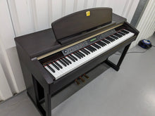 Load image into Gallery viewer, Yamaha Clavinova CLP-150 Digital Piano and stool in dark rosewood stock #24028