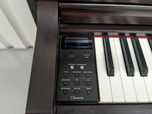 Load image into Gallery viewer, Yamaha Clavinova CLP-635 Digital Piano and stool in dark rosewood stock #24029