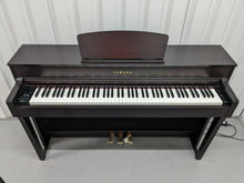 Load image into Gallery viewer, Yamaha Clavinova CLP-635 Digital Piano and stool in dark rosewood stock #24029