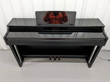 Load image into Gallery viewer, Yamaha Clavinova CLP-625PE digital piano gloss black polished ebony stock #24493