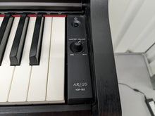 Load image into Gallery viewer, Yamaha Arius YDP-163 Digital Piano satin black, clavinova keyboard stock # 24025
