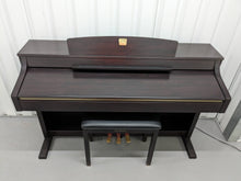 Load image into Gallery viewer, Yamaha Clavinova CLP-330 Digital Piano and stool in dark rosewood stock #24018
