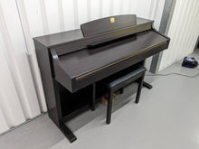 Load image into Gallery viewer, Yamaha Clavinova CLP-330 Digital Piano and stool in dark rosewood stock #24018