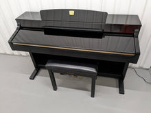 Load image into Gallery viewer, Yamaha Clavinova CLP-330PE glossy black polished ebony Piano stock #24042
