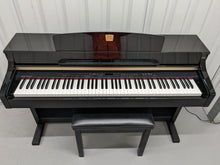 Load image into Gallery viewer, Yamaha Clavinova CLP-330PE glossy black polished ebony Piano stock #24042