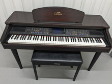 Load image into Gallery viewer, Yamaha Clavinova CVP-105 digital piano arranger + stool in rosewood stock 24022