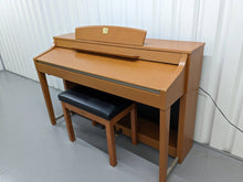 Load image into Gallery viewer, YAMAHA CLAVINOVA CLP-370c DIGITAL PIANO + STOOL in cherry wood stock nr 24036