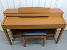 Load image into Gallery viewer, YAMAHA CLAVINOVA CLP-370c DIGITAL PIANO + STOOL in cherry wood stock nr 24036