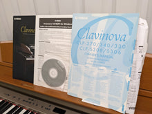 Load image into Gallery viewer, YAMAHA CLAVINOVA CLP-370c DIGITAL PIANO + STOOL in cherry wood stock nr 24036