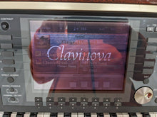 Load image into Gallery viewer, Yamaha Clavinova CVP-409 digital piano + stool polished mahogany stock nr 24034