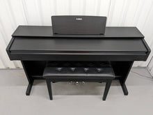 Load image into Gallery viewer, Yamaha Arius YDP-143 Digital Piano + stool in satin black finish stock #24043