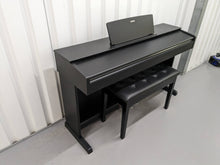 Load image into Gallery viewer, Yamaha Arius YDP-143 Digital Piano + stool in satin black finish stock #24043