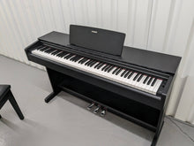 Load image into Gallery viewer, Yamaha Arius YDP-143 Digital Piano + stool in satin black finish stock #24075