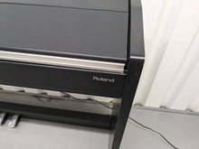 Load image into Gallery viewer, Roland F130R compact slim size Digital Piano in black stock # 24006