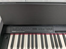 Load image into Gallery viewer, Roland F130R compact slim size Digital Piano in black stock # 24006