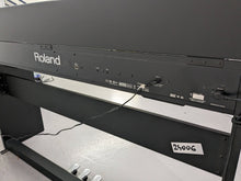 Load image into Gallery viewer, Roland F130R compact slim size Digital Piano in black stock # 24006