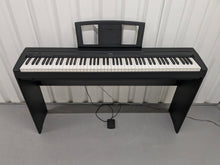 Load image into Gallery viewer, Yamaha P-35 Weighted Keys Portable piano + stand + pedal stock #24047