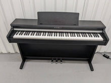 Load image into Gallery viewer, Kawai KDP110 digital piano and stool in satin black finish stock number 24053