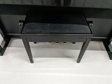 Load image into Gallery viewer, Roland HP508 digital piano and stool in polished glossy black stock number 24054