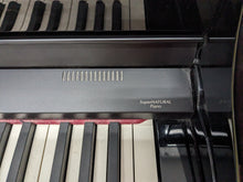 Load image into Gallery viewer, Roland HP508 digital piano and stool in polished glossy black stock number 24054