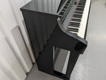 Load image into Gallery viewer, Roland HP508 digital piano and stool in polished glossy black stock number 24054
