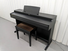 Load image into Gallery viewer, Yamaha Arius YDP-165 digital piano and stool in satin black finish stock #24064