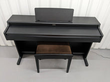 Load image into Gallery viewer, Yamaha Arius YDP-165 digital piano and stool in satin black finish stock #24064