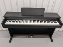 Load image into Gallery viewer, Yamaha Arius YDP-165 digital piano and stool in satin black finish stock #24064