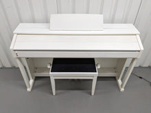 Load image into Gallery viewer, Casio Celviano AP-450 digital piano and stool in satin white finish stock #24065