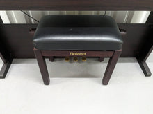 Load image into Gallery viewer, Roland HP101e digital piano and stool in dark rosewood finish stock #24061