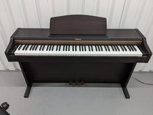 Load image into Gallery viewer, Roland HP101e digital piano and stool in dark rosewood finish stock #24061