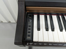 Load image into Gallery viewer, Roland HP101e digital piano and stool in dark rosewood finish stock #24061