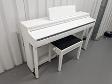 Load image into Gallery viewer, Kawai CN27 digital piano and stool in satin white finish stock number 24080