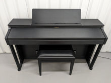 Load image into Gallery viewer, Roland HP305 SuperNatural Digital Piano and stool in satin black finish Stock nr 24088