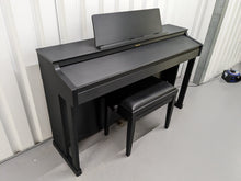 Load image into Gallery viewer, Roland HP305 SuperNatural Digital Piano and stool in satin black finish Stock nr 24088