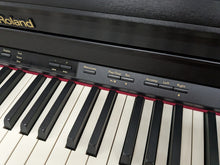 Load image into Gallery viewer, Roland HP305 SuperNatural Digital Piano and stool in satin black finish Stock nr 24088