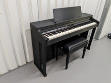 Load image into Gallery viewer, Roland HP305 SuperNatural Digital Piano and stool in satin black finish Stock nr 24088